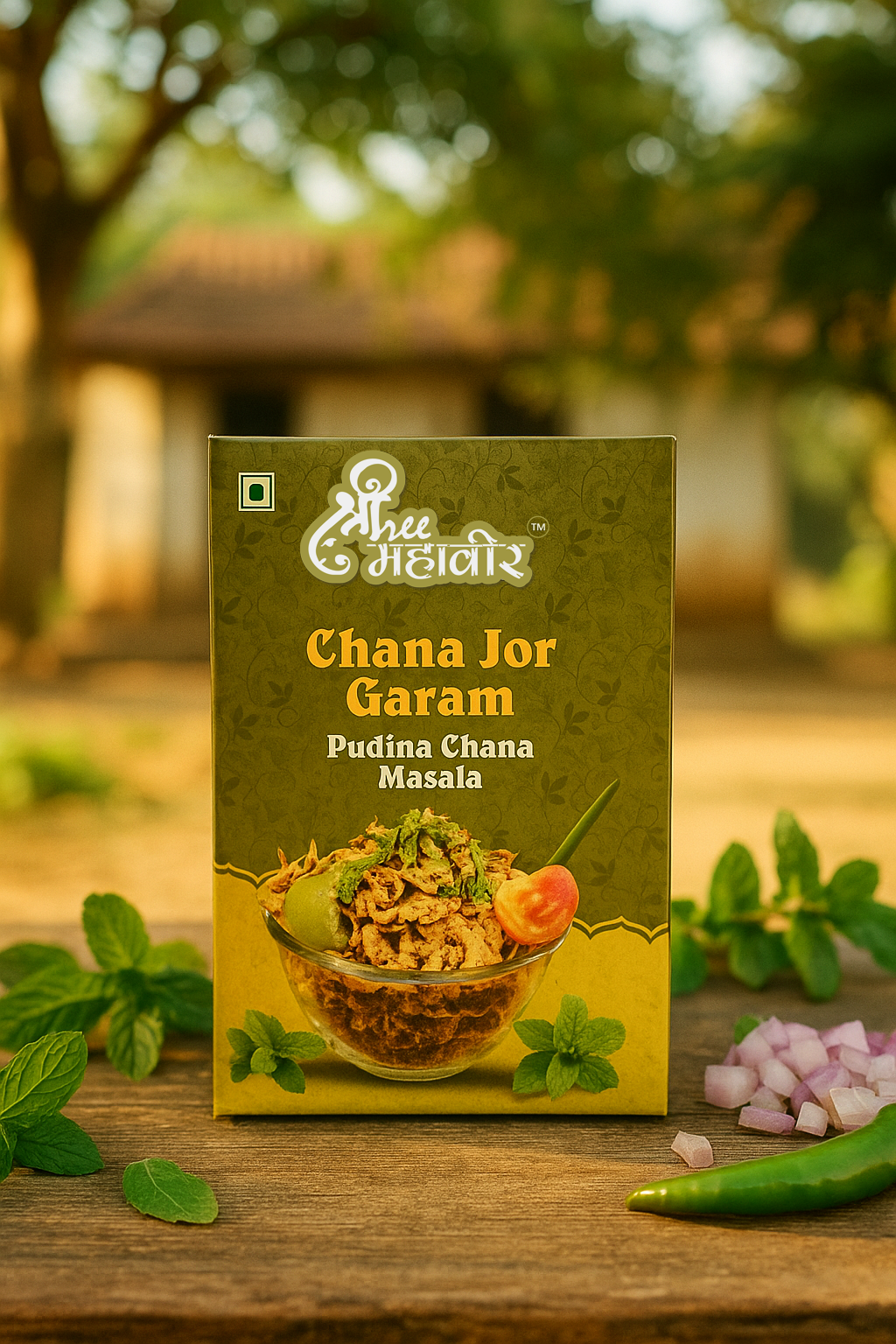 Channa Jor Garam – Pudina Chana Masala | Shree Mahavir
