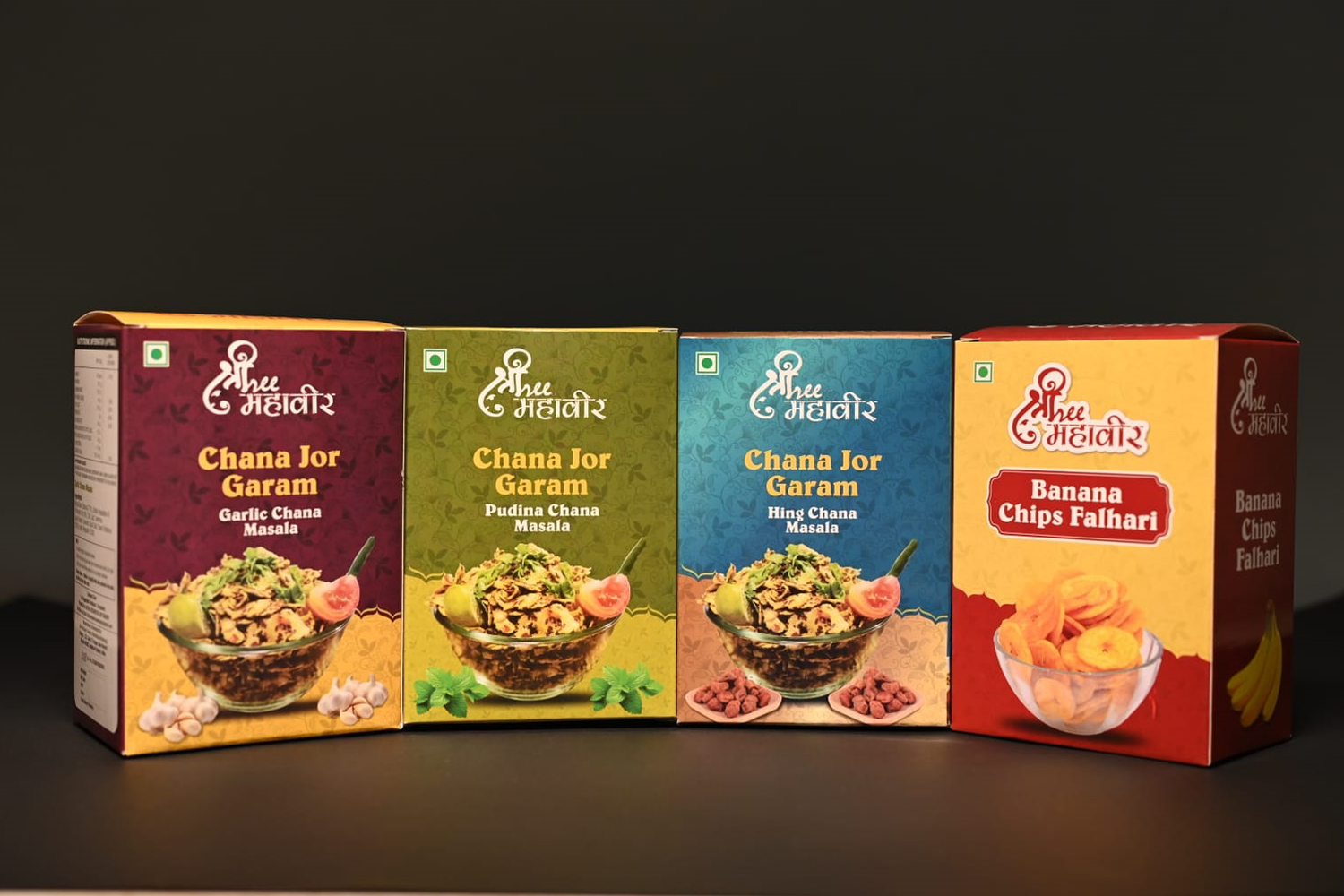 Shree Mahavir Snacks – Channa Jor Garam, Banana Chips & More